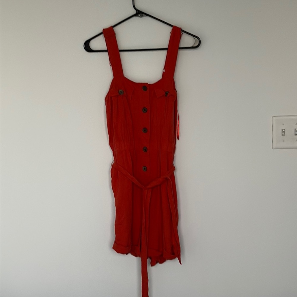 Urban outfitters orange romper